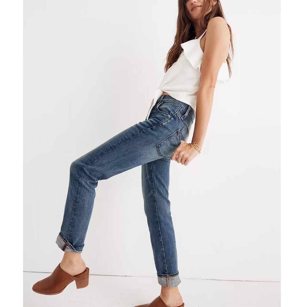 MADEWELL High Rise Slim Boyfriend Jeans sz 29